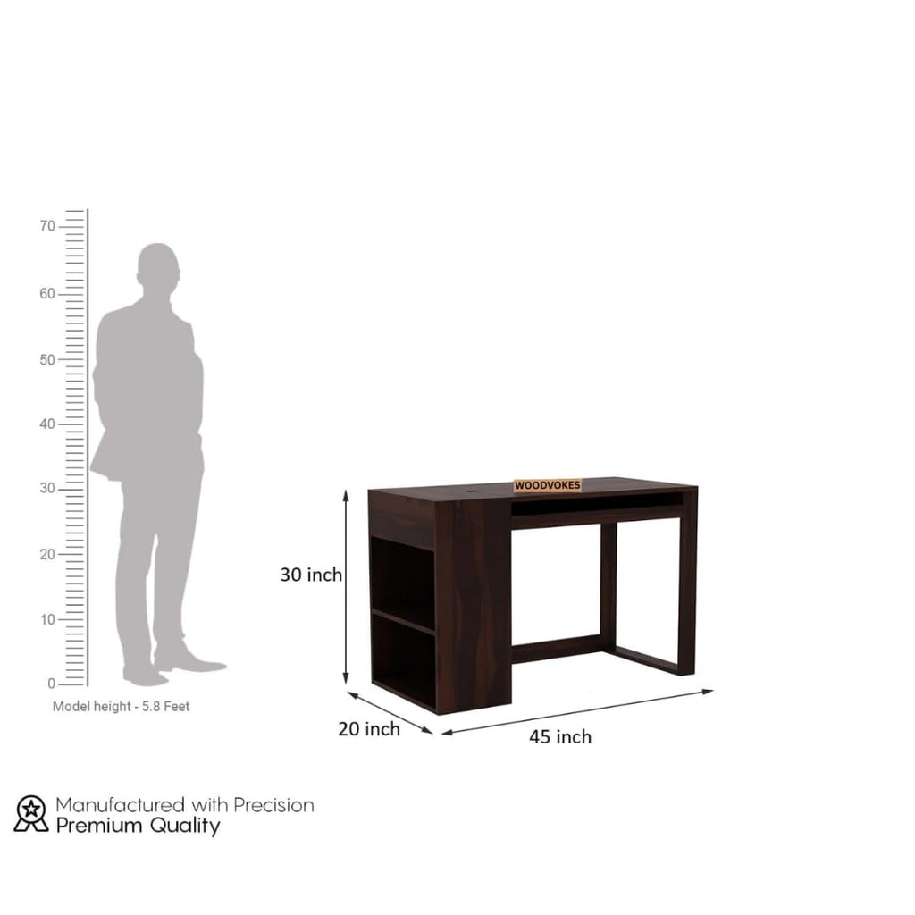 Solid Sheesham Wood Study Table for Home & Office