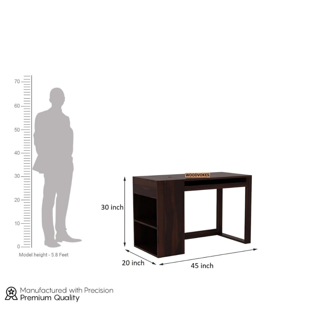 Solid Sheesham Wood Study Table for Home & Office