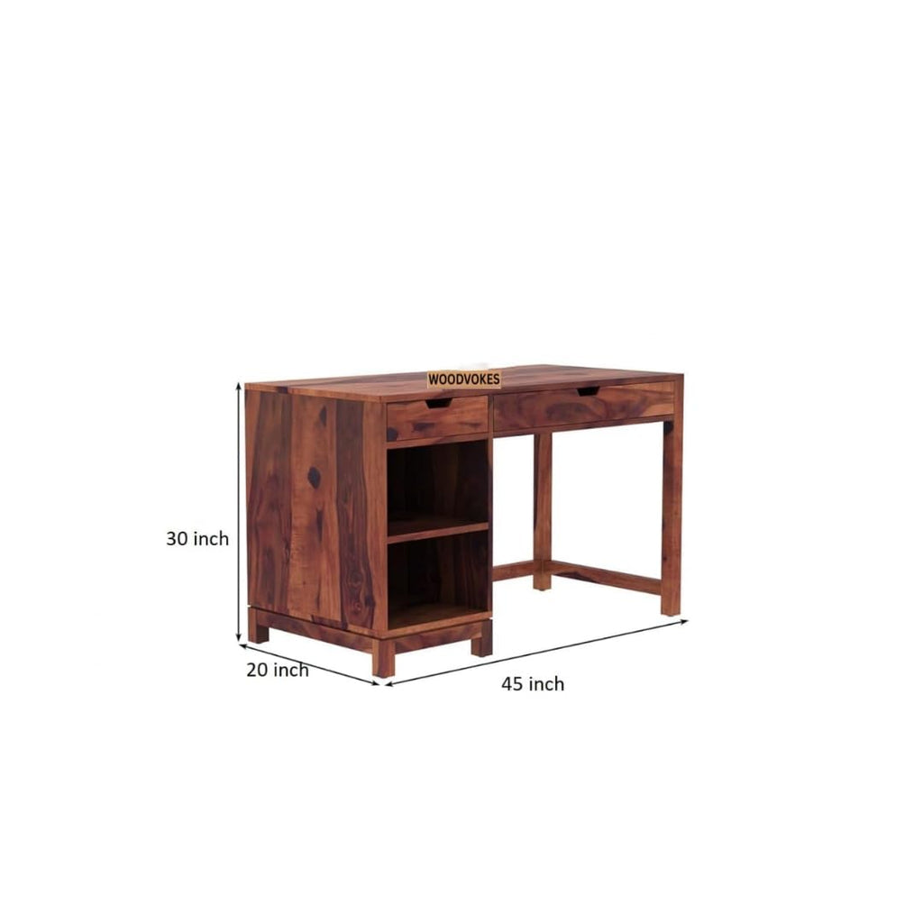 Solid Sheesham Wooden Study Table for Work from Home