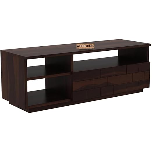 Solid Sheesham Wood TV Unit for Living Room