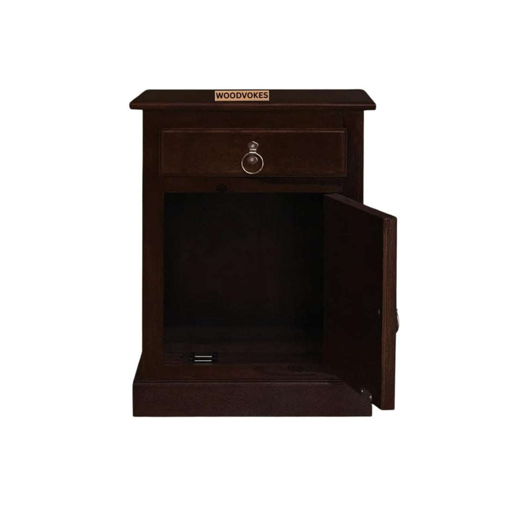 Solid Sheesham Wood Bedside Table for bedroom