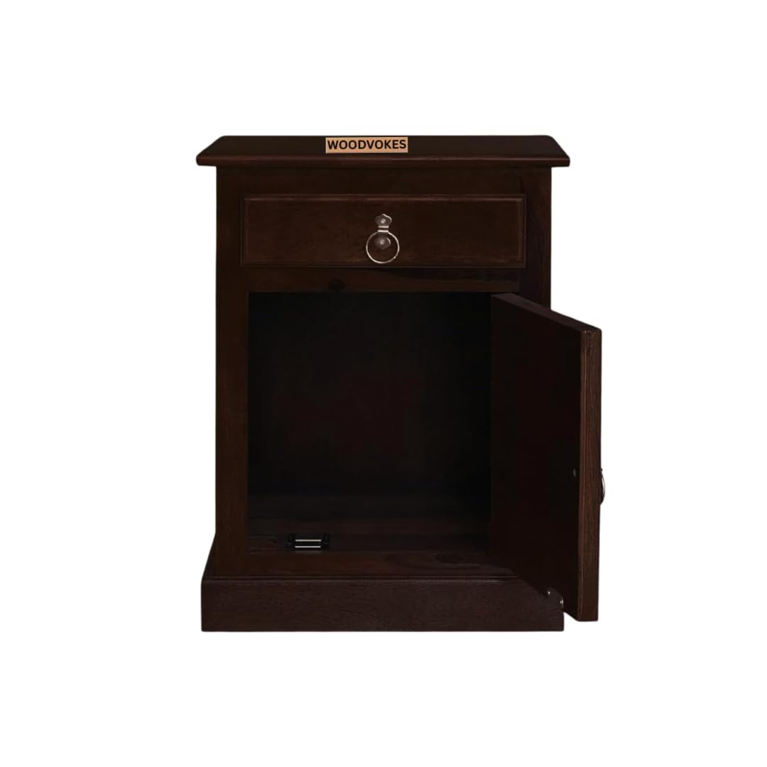 Solid Sheesham Wood Bedside Table for bedroom