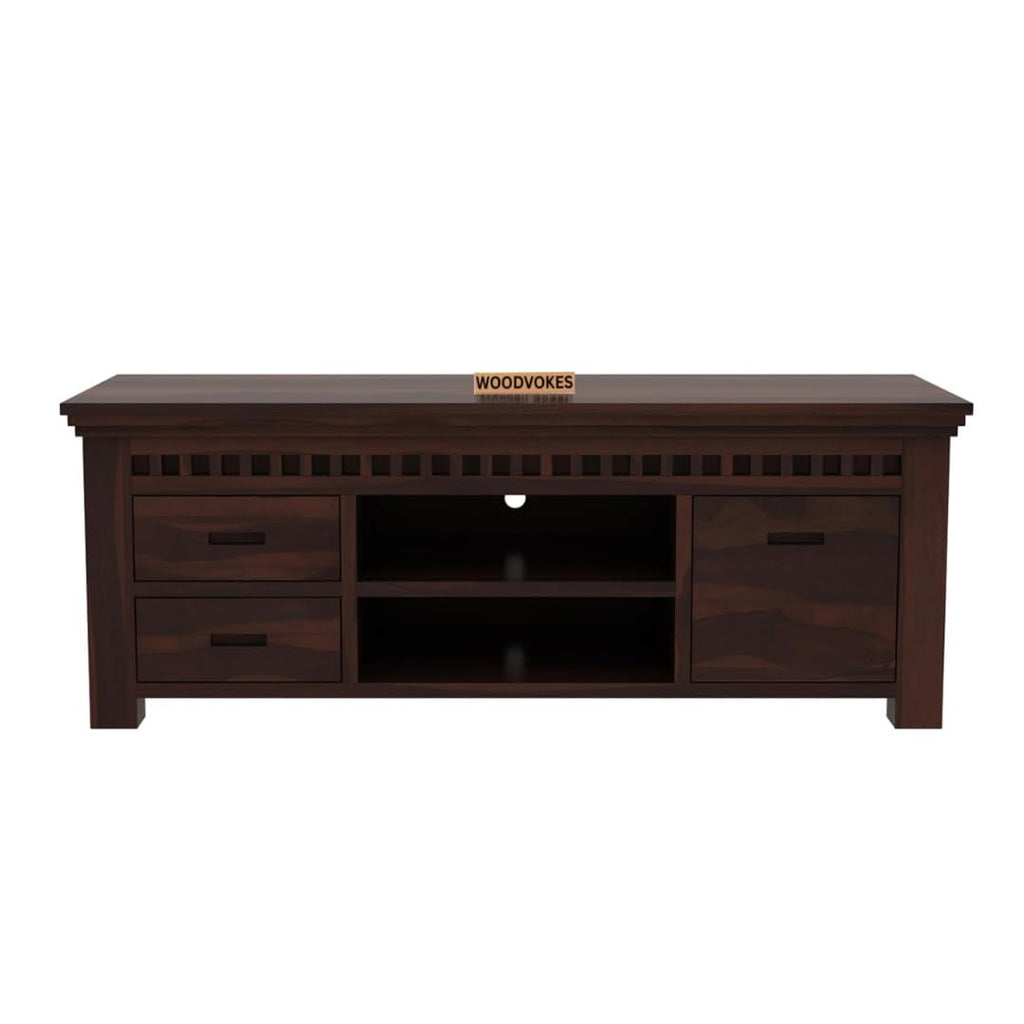 Sheesham Wood TV Cabinet with 2 Drawers