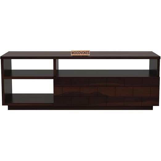 Solid Sheesham Wood TV Unit for Living Room