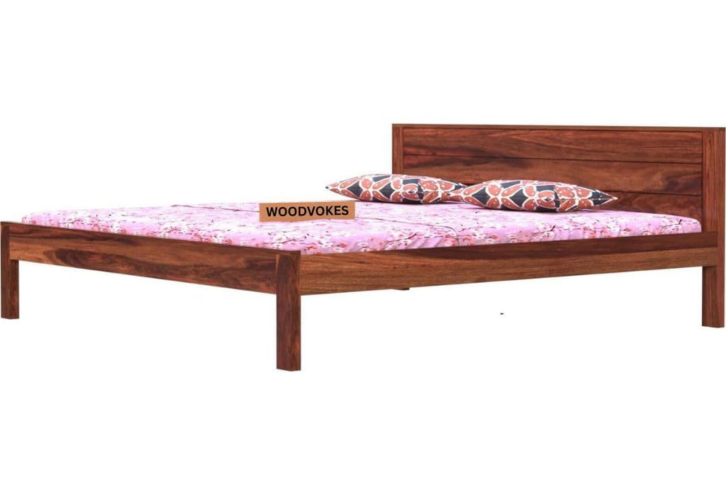 Sheesham Wood queen size Bed Without Storage