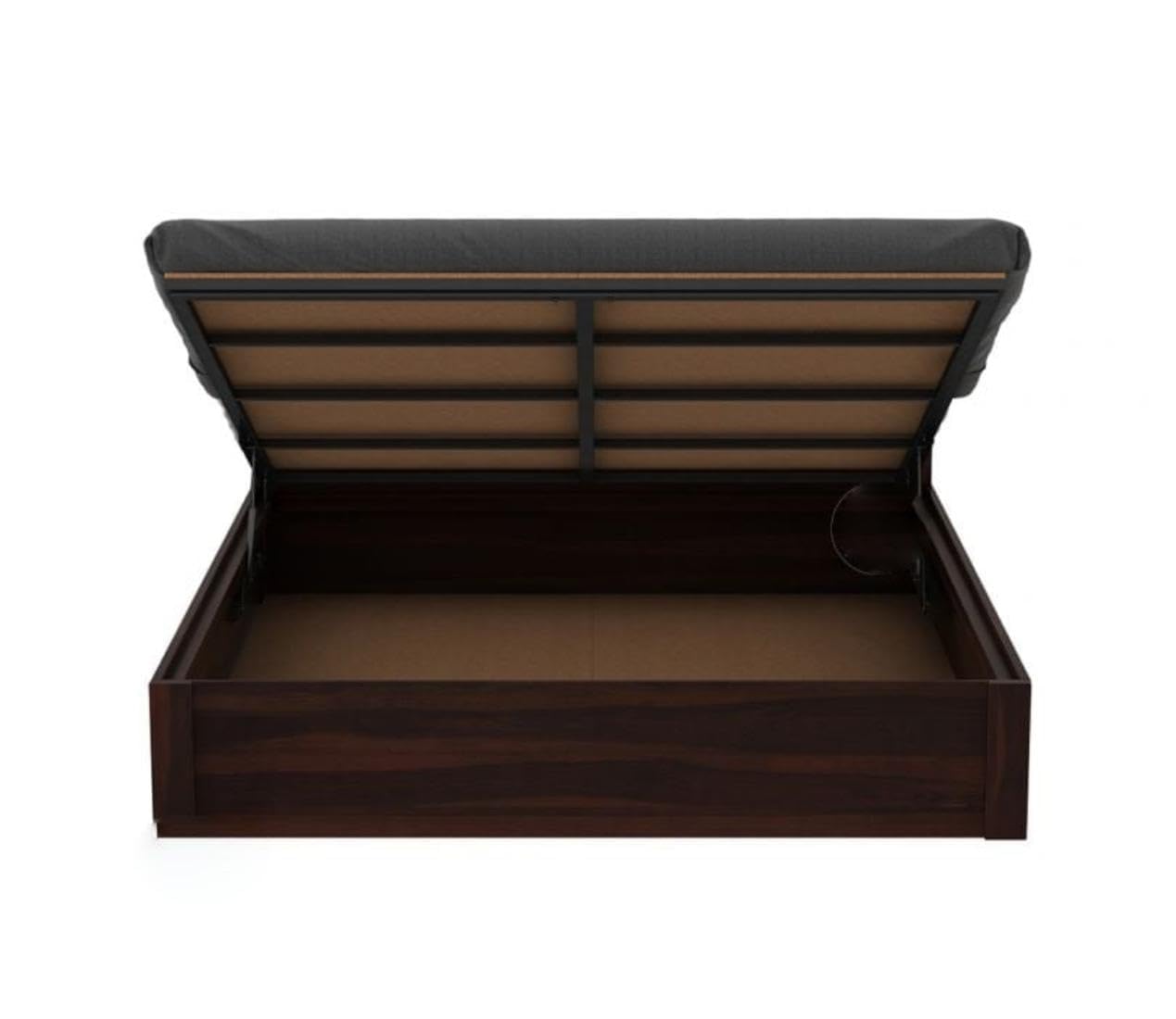 Solid Sheesham Wood queen size Bed with  Storage