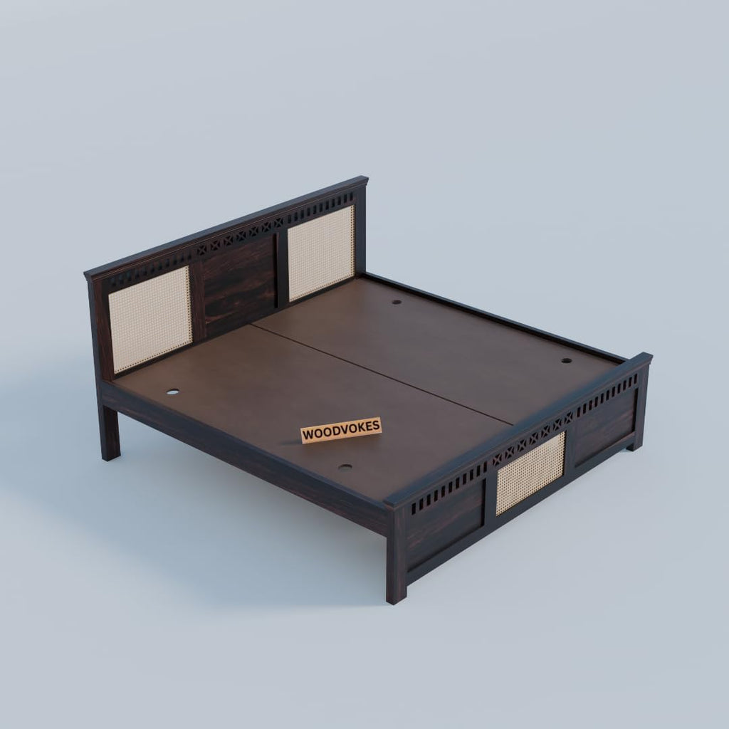 Sheesham Wood queen size Bed Without Storage