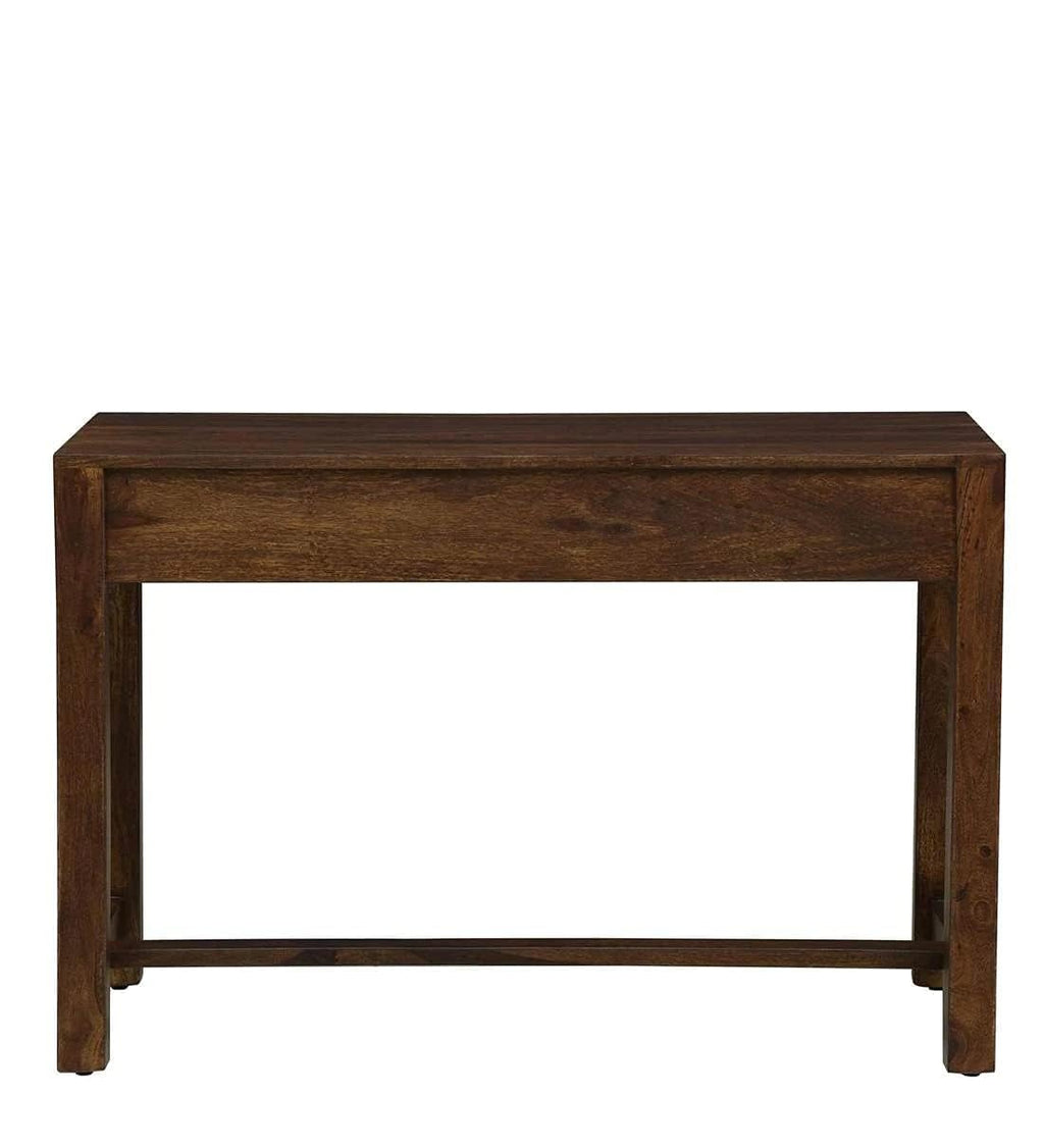 Solid Sheesham Study Table with 2 Drawer Storage