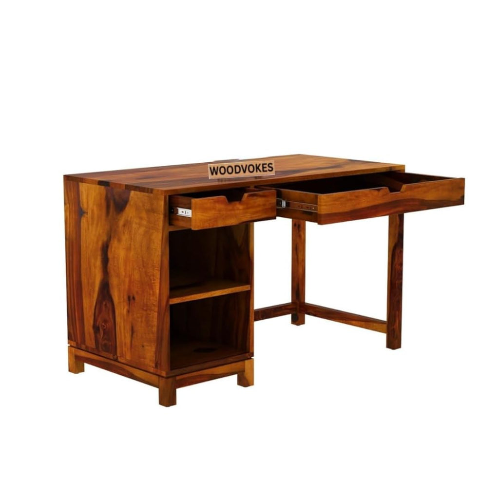 Solid Sheesham Wooden Study Table for Work from Home