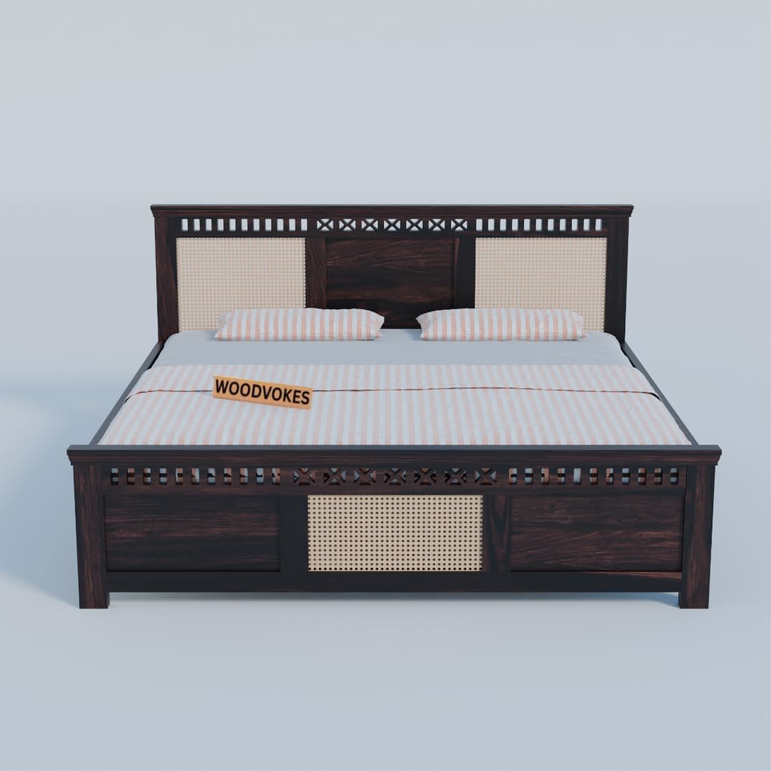 Sheesham Wood queen size Bed Without Storage