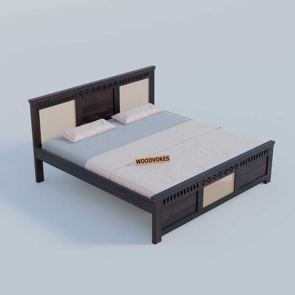 Sheesham Wood queen size Bed Without Storage