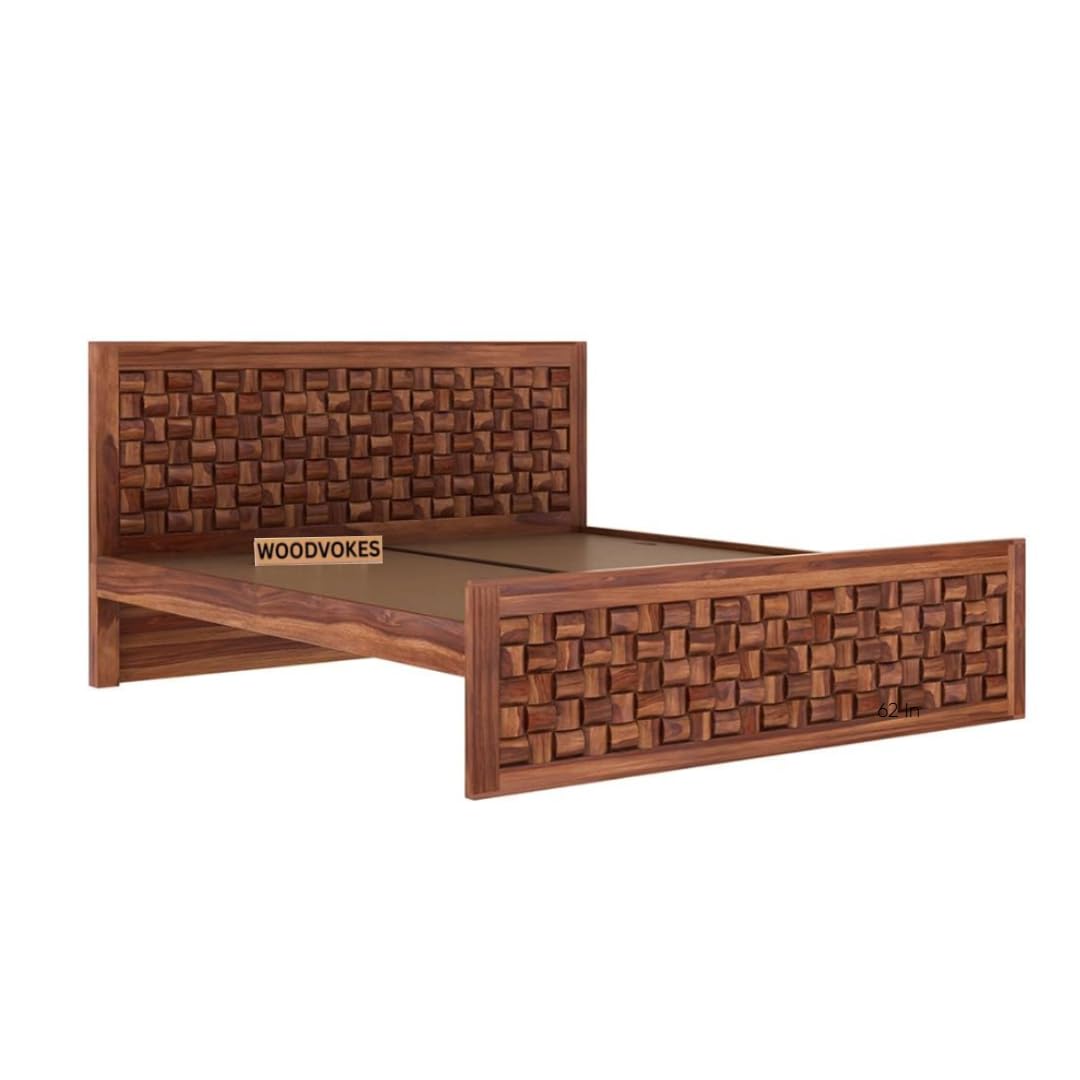 Sheesham Wood king size Bed Without Storage