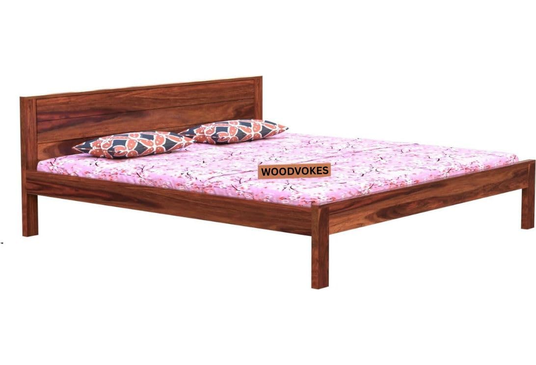 Sheesham Wood queen size Bed Without Storage