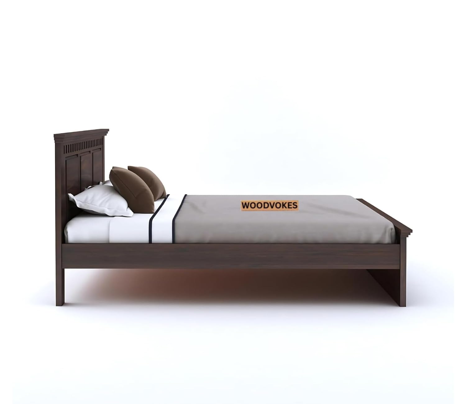 Solid Sheesham Wood queen size Bed Without Storage