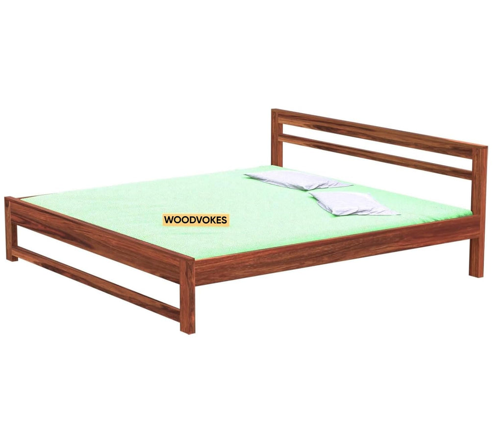 Sheesham Wood king size Bed Without Storage