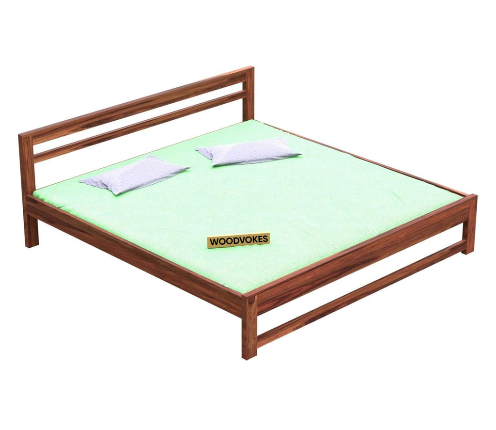 Sheesham Wood queen size Bed Without Storage