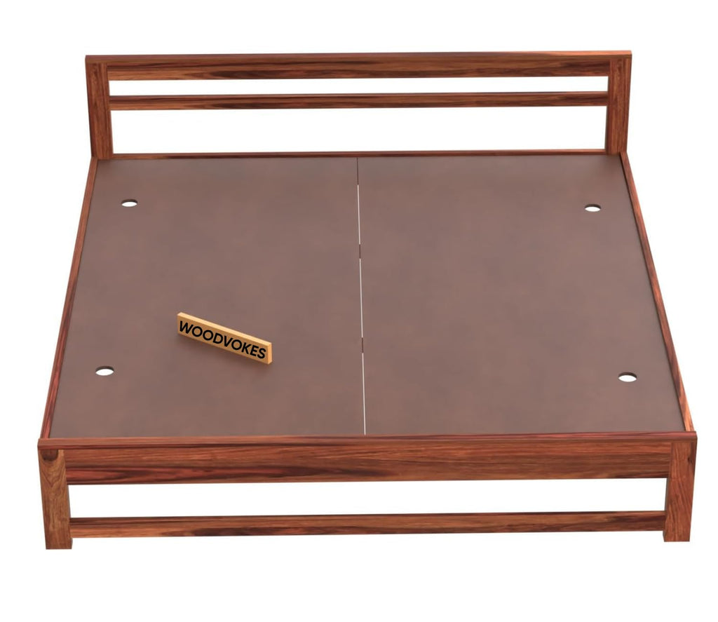 Sheesham Wood king size Bed Without Storage