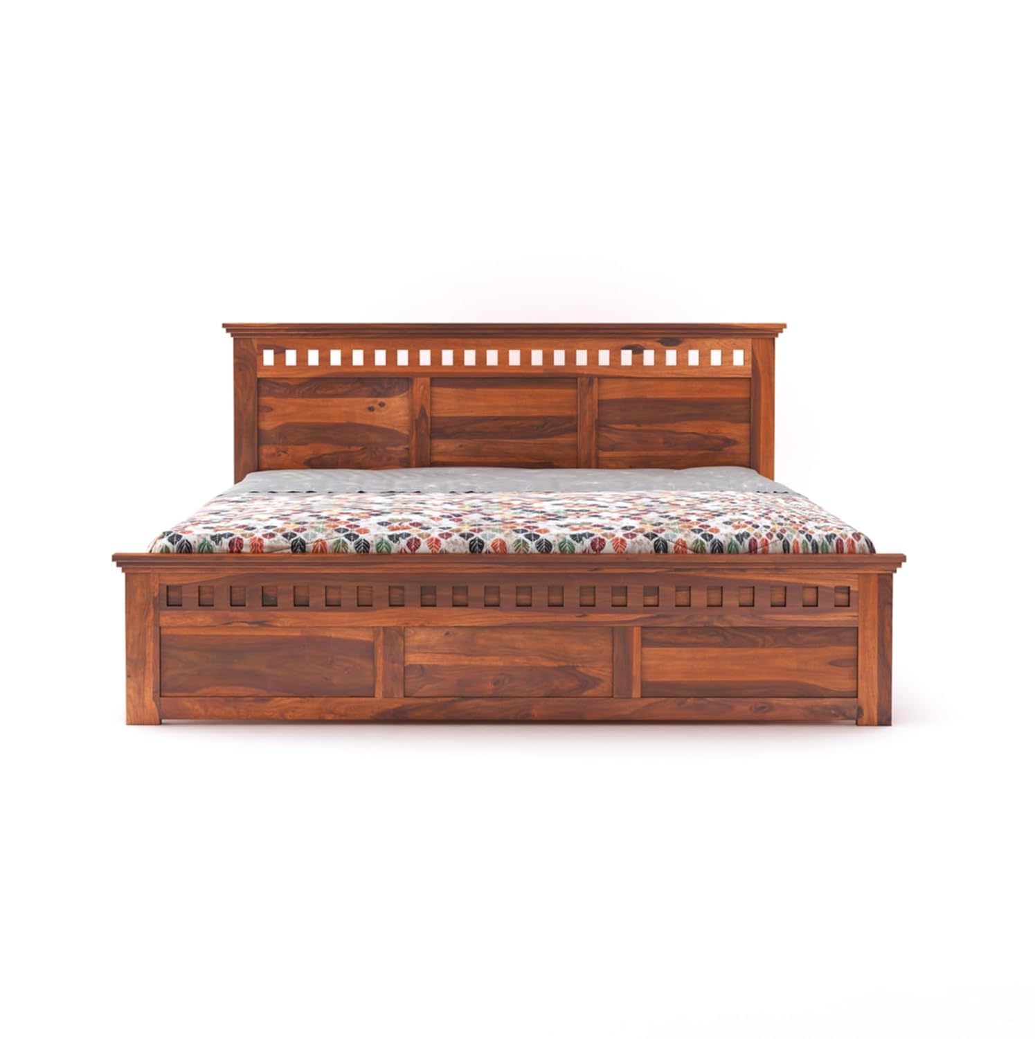 Sheesham Wood king size Bed Without Storage