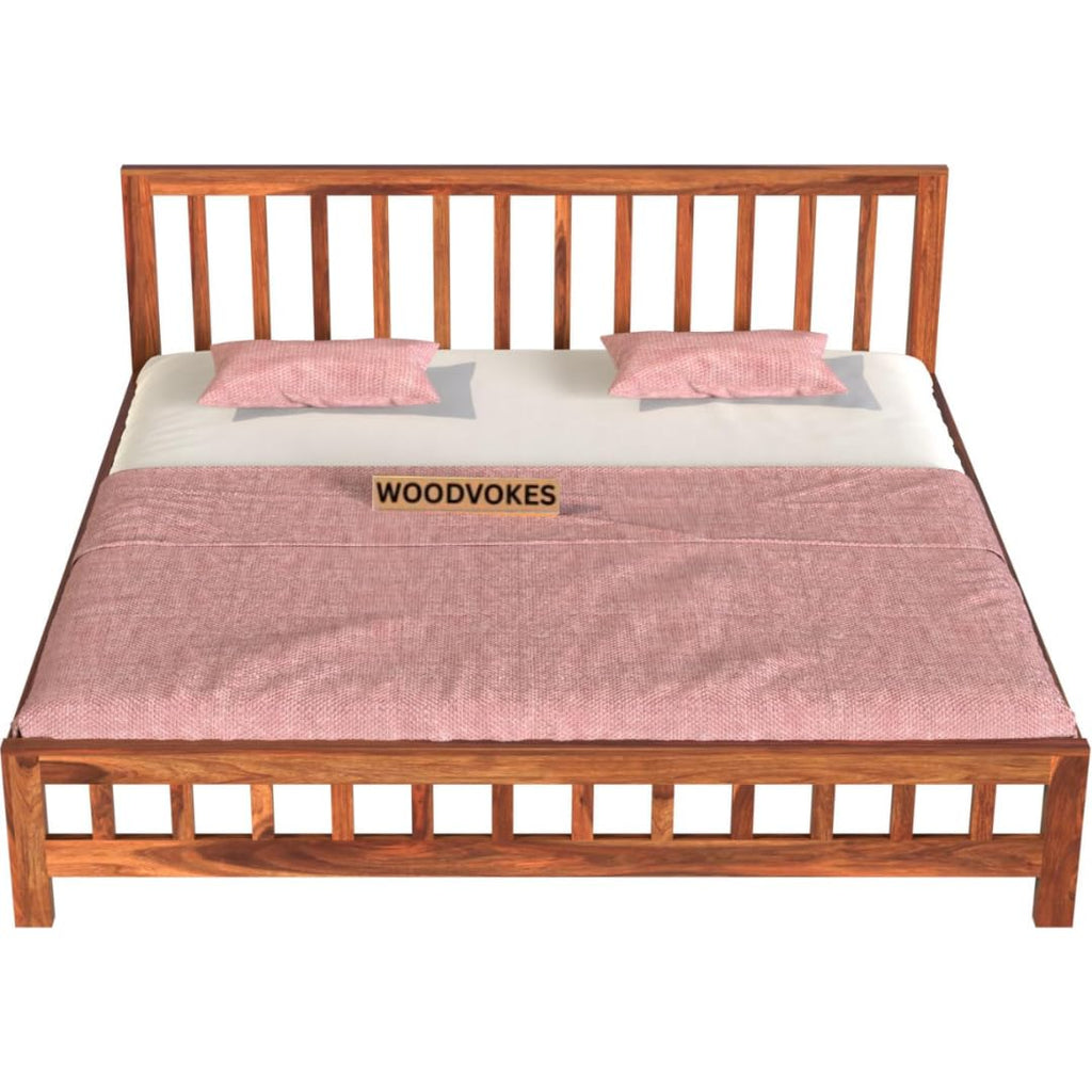 Sheesham Wood queen size Bed Without Storage