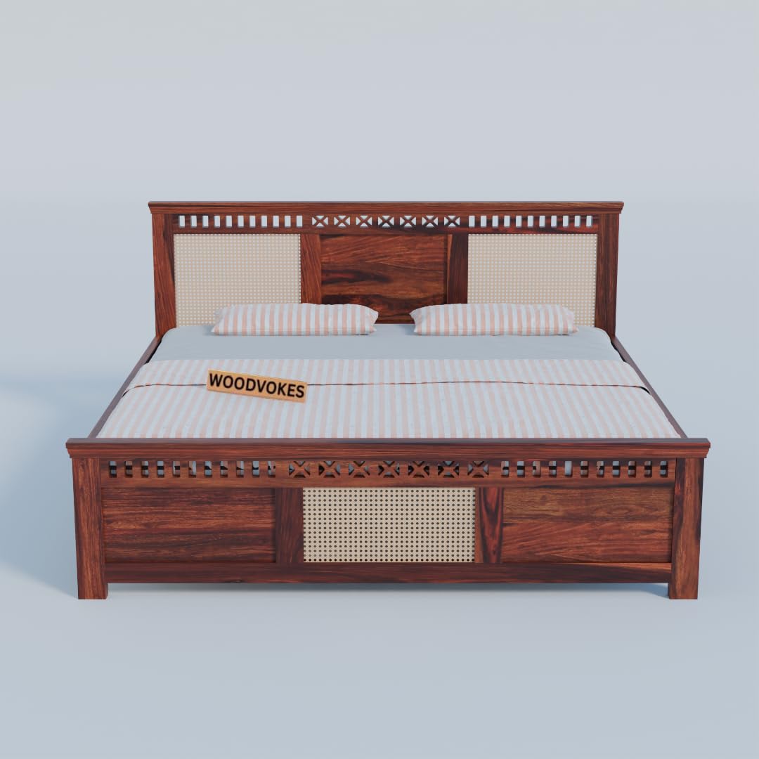 Sheesham Wood queen size Bed Without Storage