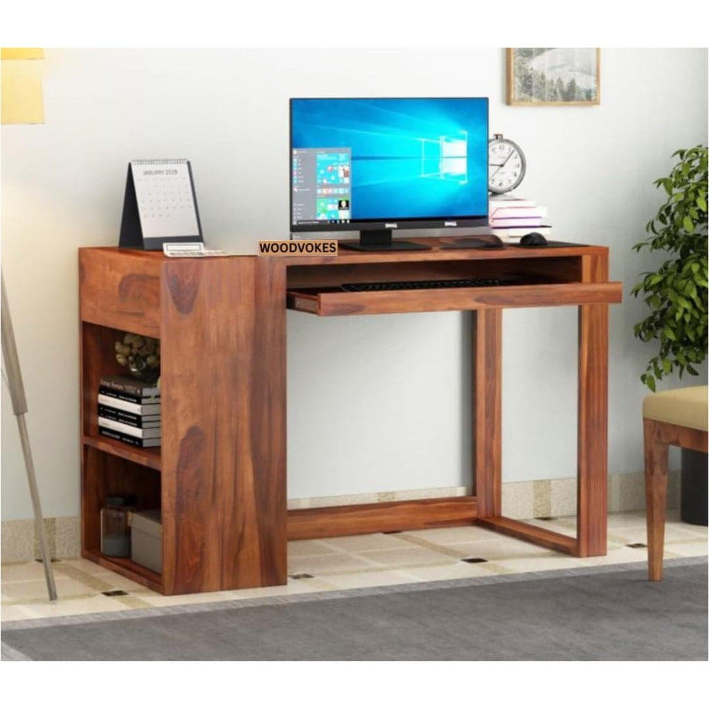 Solid Sheesham Wood Study Table for Home & Office