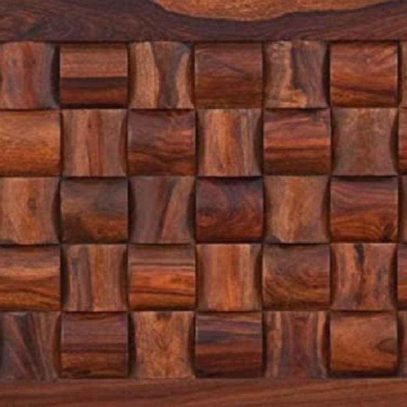 Solid Sheeham Wooden Single Bed for Bedroom