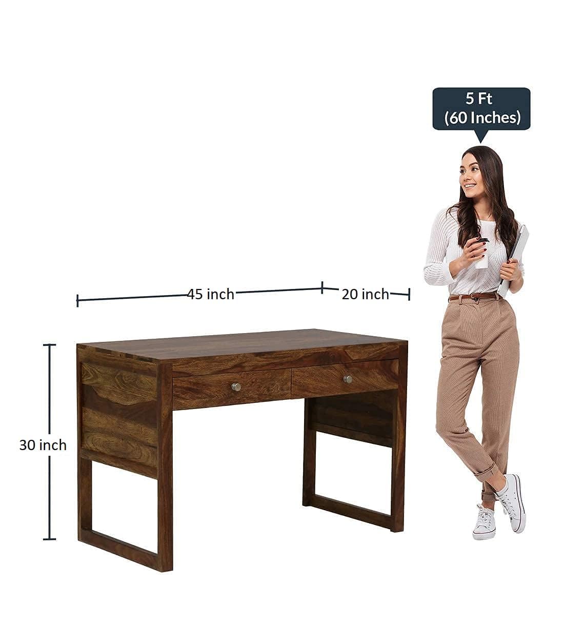Solid Sheesham wood Study Table for home
