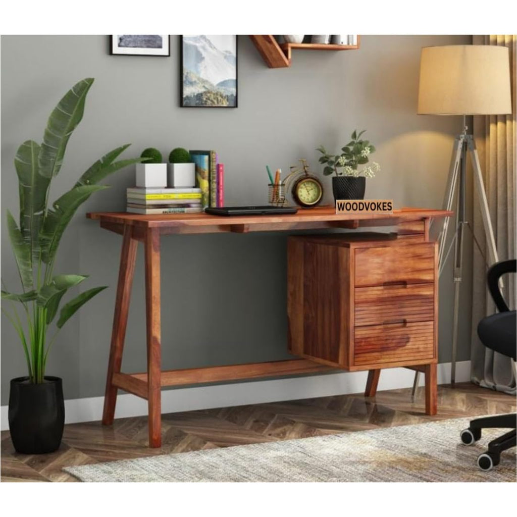 Solid Sheesham Wooden Study Table for Computer/Laptop