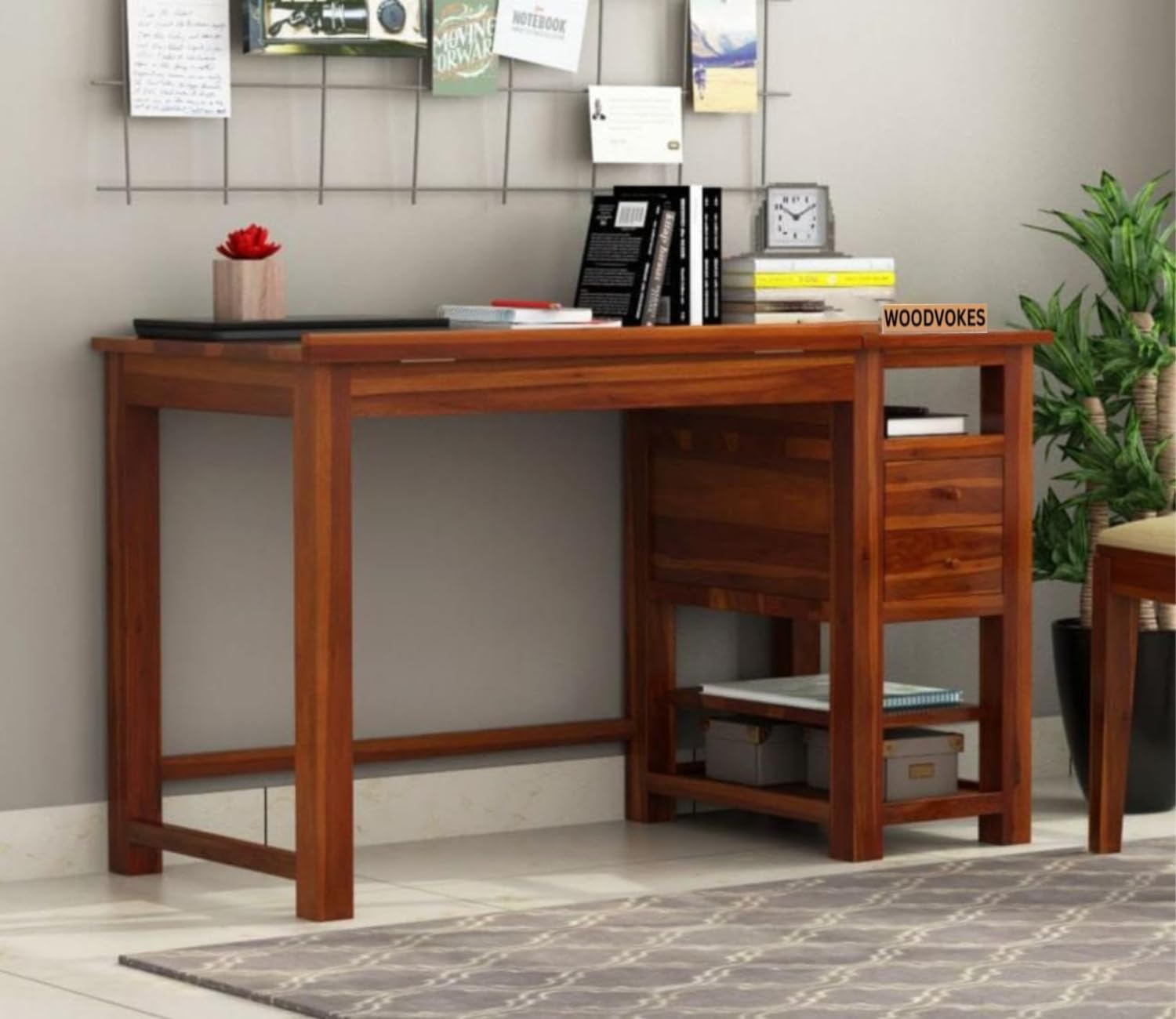 Solid Sheesham Wooden Study Folding Table