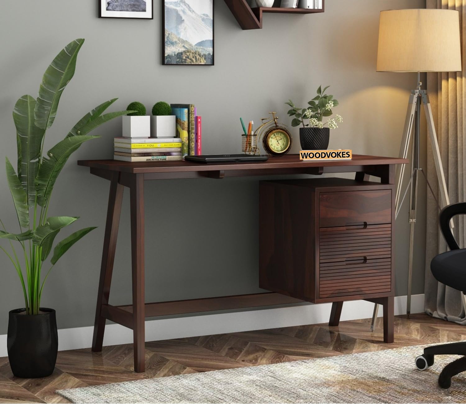 Solid Sheesham Wooden Study Table for Computer/Laptop
